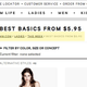 H&M’s breadcrumb (in yellow) tells you where you are, but not where you’ve been.